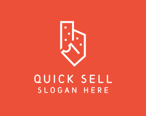 Sell - Building Ticket Coupon logo design