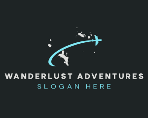 Travel - Seychelles Travel Map logo design