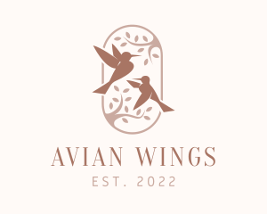Avian - Hummingbird Avian Birdwatcher logo design