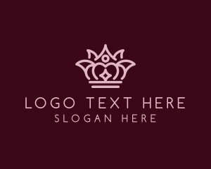 Premium Brand - Luxury Pageant Tiara logo design