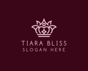 Tiara - Luxury Pageant Tiara logo design