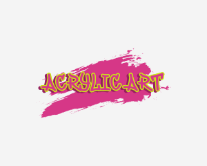 Graffiti Paint Art logo design