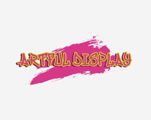 Graffiti Paint Art logo design