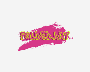 Graffiti Paint Art logo design