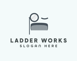 Barbershop Haircut Grooming Logo