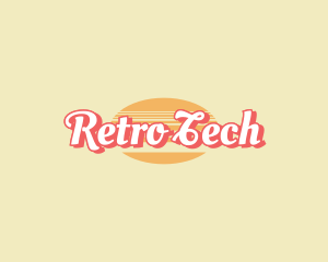 Retro Sunset Business logo design