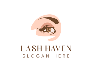 Fashion Makeup Eyebrow  logo design