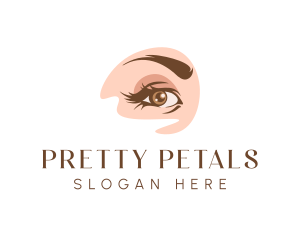 Fashion Makeup Eyebrow  logo design