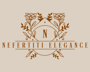 Floral Boutique Beautician logo design