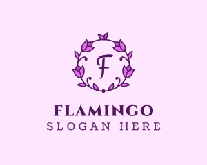 Landscaping - Pink Feminine Flower logo design