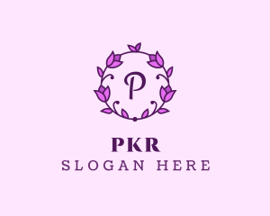 Stationery - Pink Feminine Flower logo design