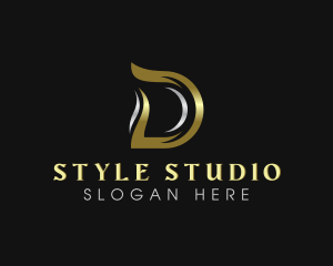 Hairstylist - Fashion Boutique Letter D logo design