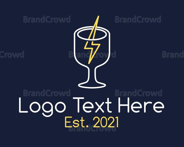 Thunder Bolt Goblet Logo