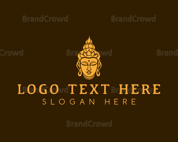 Buddha Deity Religion Logo