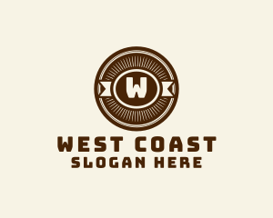 Wild West Antique Pub logo design