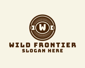 Wild West Antique Pub logo design