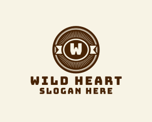 Wild West Antique Pub logo design