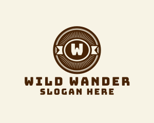 Wild West Antique Pub logo design