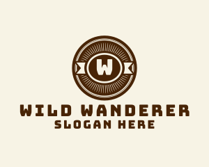 Wild West Antique Pub logo design