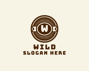 Wild West Antique Pub logo design