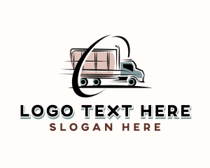 Cargo - Logistics Truck Delivery logo design