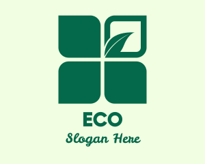 Eco Leaf Symbol Logo