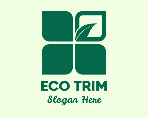 Eco Leaf Symbol logo design