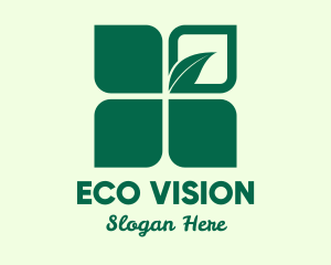 Eco Leaf Symbol logo design