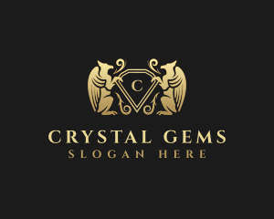 Griffin Diamond Luxury logo design