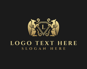 Treasure - Griffin Diamond Luxury logo design