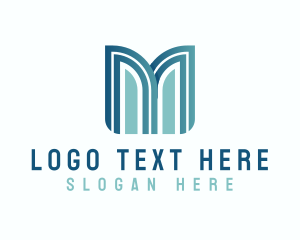 Company - Modern Business Company Letter M logo design