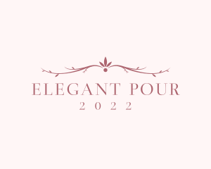 Elegant Floral Boutique logo design