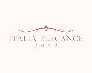 Elegant Floral Boutique logo design