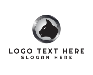 Pet - Metal Wild Cat logo design