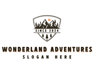 Mountain Travel Adventure logo design