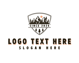 Trek - Mountain Travel Adventure logo design