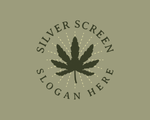 Cannabis - Organic Marijuana Leaf logo design