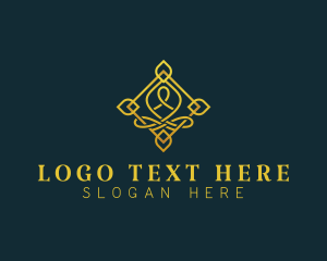 Retreat - Decorative Yoga Meditation logo design