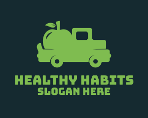 Green Fruit Delivery  logo design