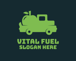 Nutritious - Green Fruit Delivery logo design