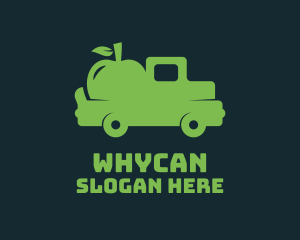 Truck - Green Fruit Delivery logo design