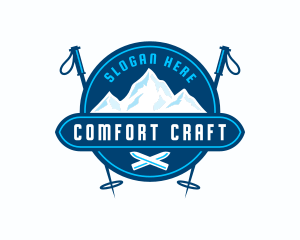 Mountain Ski Sports logo design