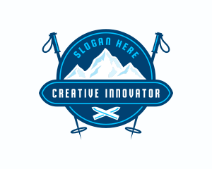 Mountain Ski Sports logo design