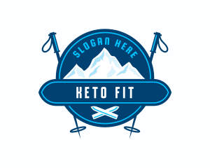 Mountain Ski Sports logo design