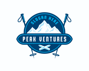Everest - Mountain Ski Sports logo design