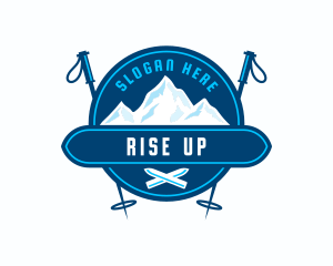 Mountain Ski Sports logo design