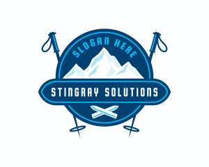 Mountain Ski Sports logo design