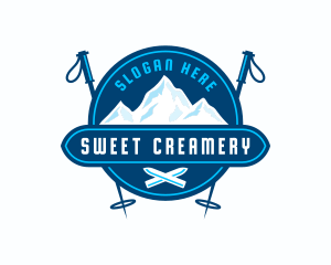 Mountain Ski Sports logo design