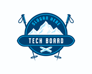 Mountain Ski Sports logo design