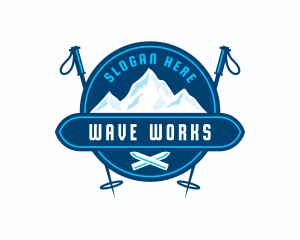 Mountain Ski Sports logo design